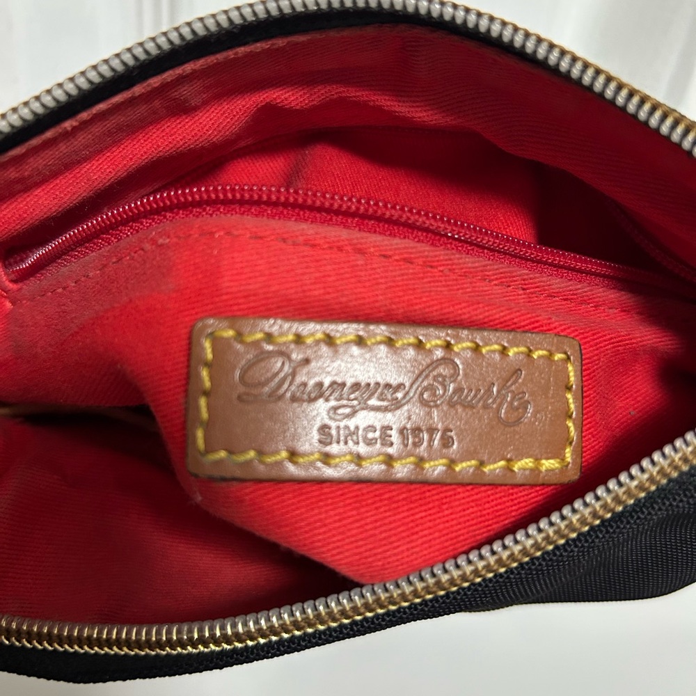 Dooney & Bourke Black and Brown Crossbody Bag - Picture 3 of 5